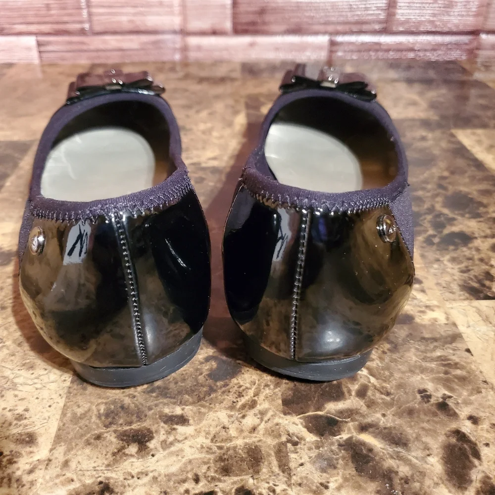 Anne Klein AKARICIA  Women's Shoes Size 8M US Black Ballet Flat - Picture 5 of 10